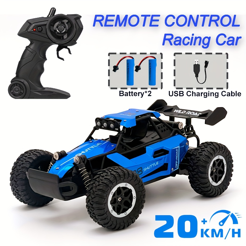 

! 1:16 Car, 2.4ghz Car, 2wd Toy Car For Men And , 2 Rechargeable Batteries In , For