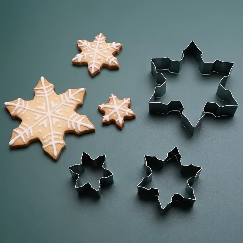 

3pcs Set - Steel, - For Diy Christmas Cookies & Fondant