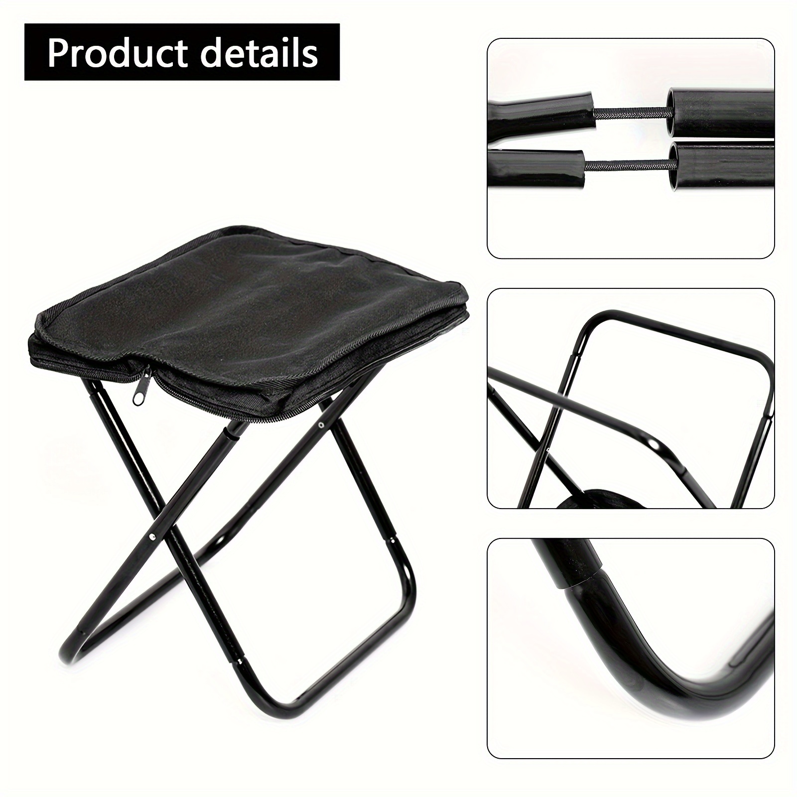 Camping Stool Folding Travel Portable Mini Folding Chair - Temu