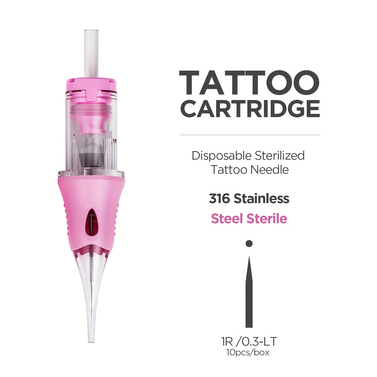 Image of Famisoo 10pcs/box Permanent Makeup Nano Micro Tattoo Cartridge Needle 0. Tattoo Needle For Permanent Makeup Supply