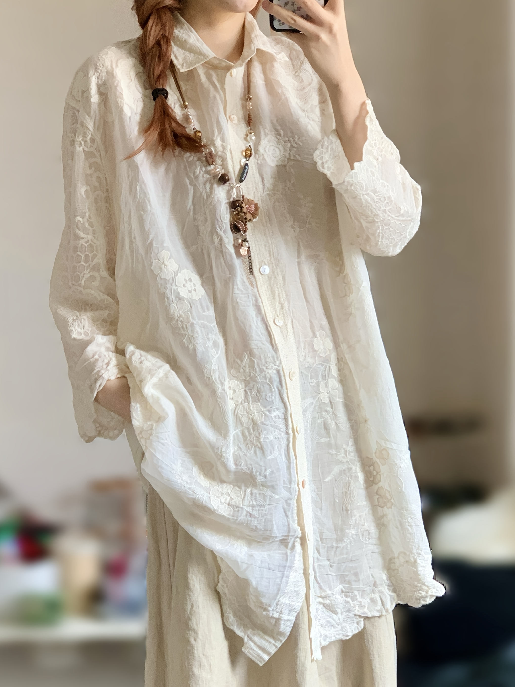 sachin and babi light blue dress Sheer Embroidered Dress