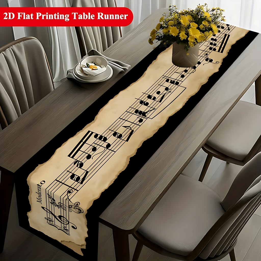 TEMU de mesa 2D, 1 pieza, con de de clásica en poliéster. para mesas de comedor, mesas de , soportes de TV y como decoración para y reuniones