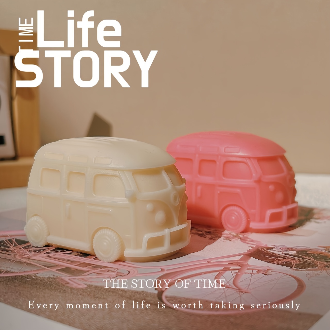 

Silicone Vintage Bus Candle Mold, 3d Irregular Shape For Resin Casting, Crafts, Diy Soap Making, Handmade Vehicle-themed Gifts