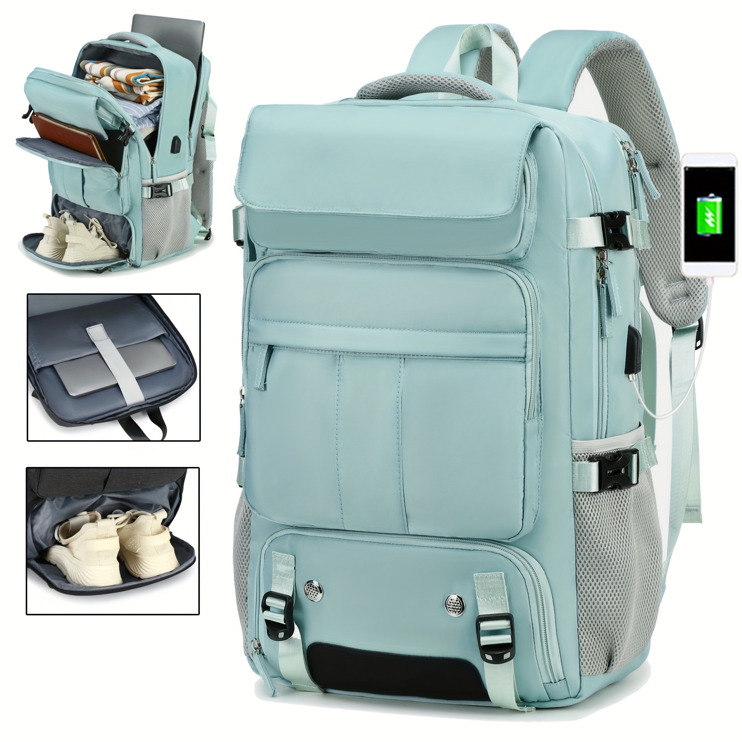 women's travel laptop backpack carry backpack hiking Temu Mauritius