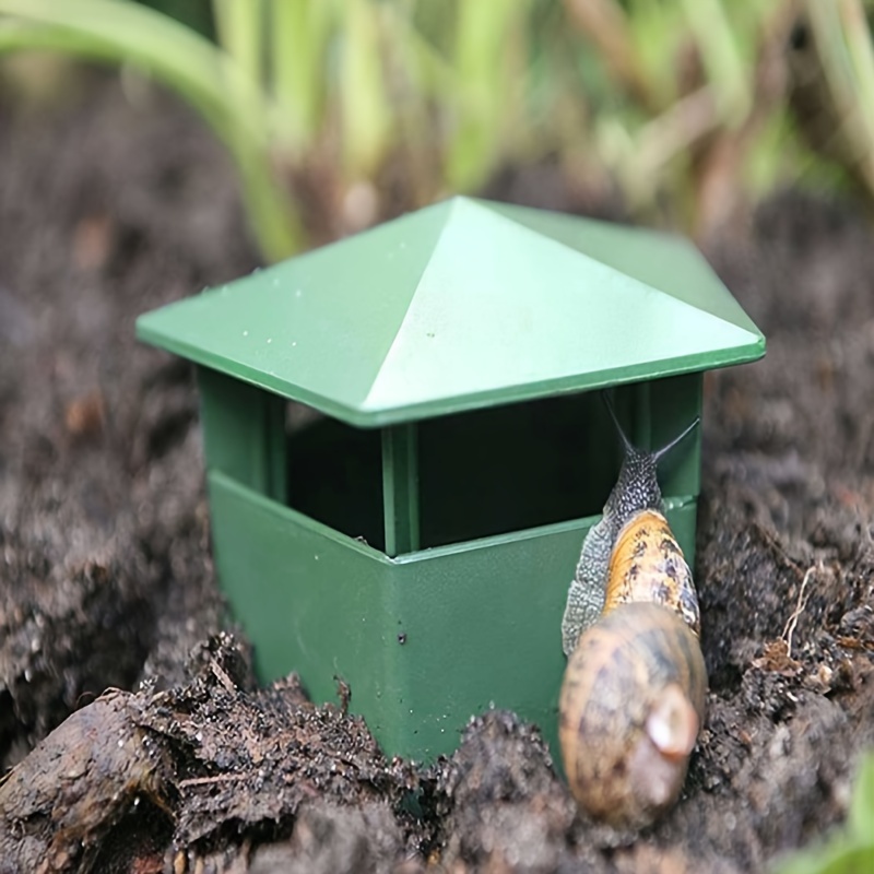

1pc Snail Bait Station Trap, Garden Pest Control, Animal Slug Catcher, Insect Repellent Protector For Farm Safety
