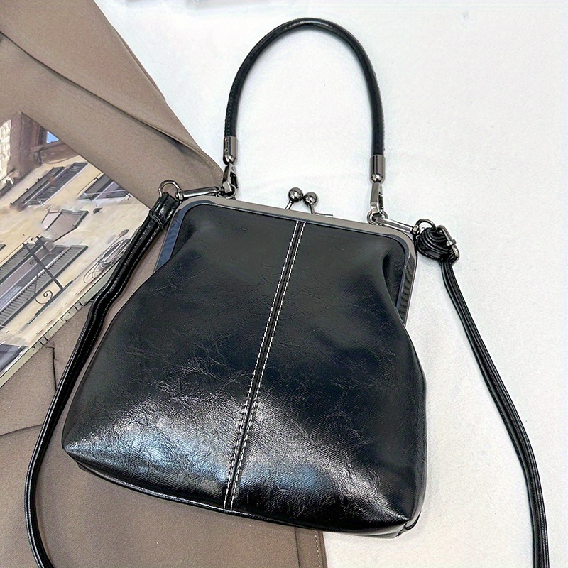 Image of [mini] Fashion Retro Women's Small Handbag With Adjustable Shoulder Strap, Zipper Closure, Classic Flap Design, Daily - Phone Pouch | Wallet | Commuter Bag