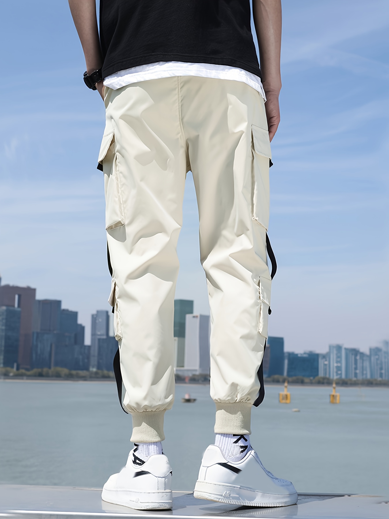 Herren Cargohose Leicht - Sommer Freizeithose Mit Stretch