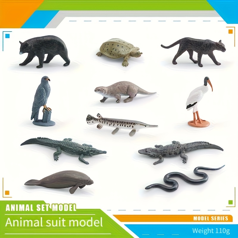 Miniature Realistic Forest Animal Dolls Set