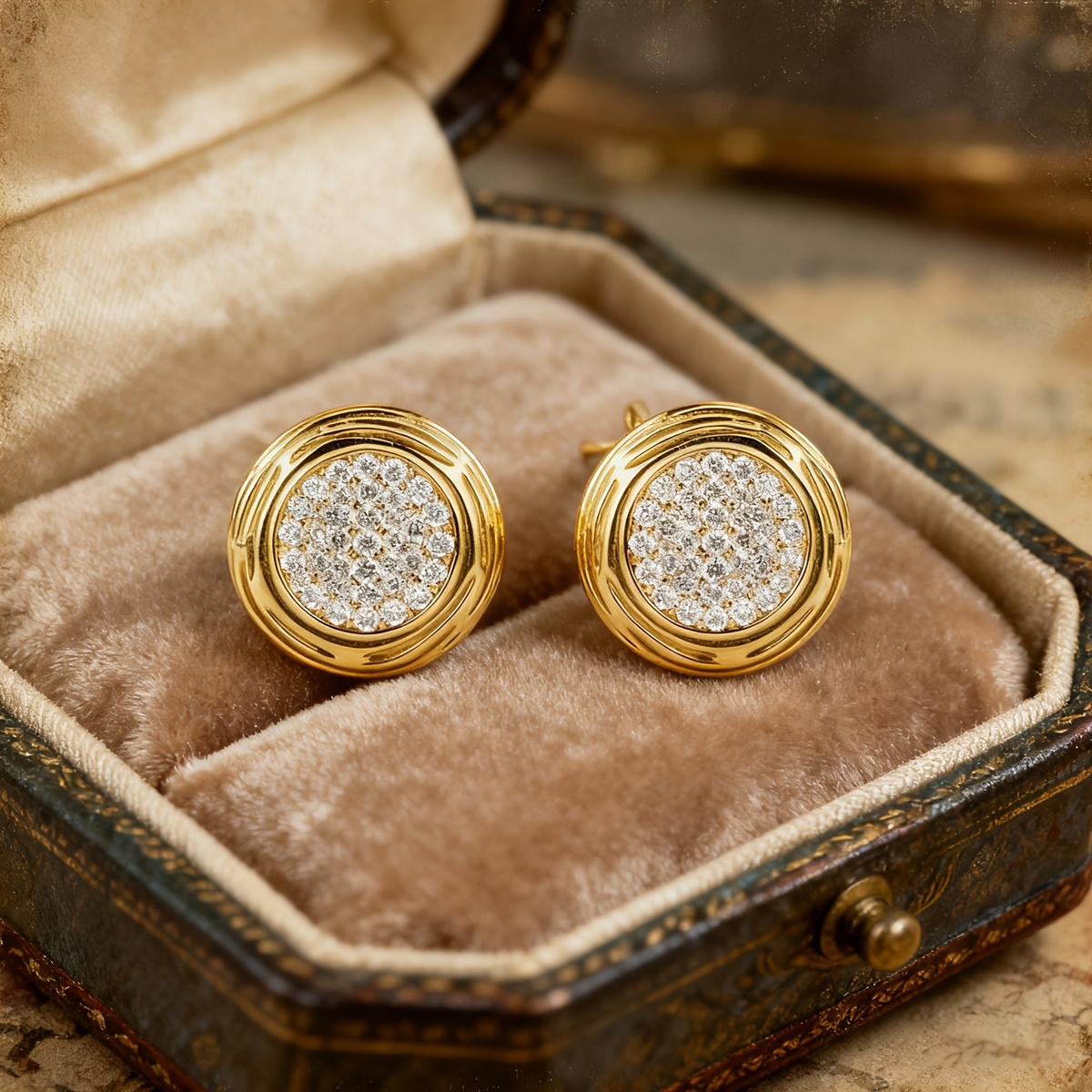 Women's Lightweight Luxury Micro-Set Earrings, Daily Gift