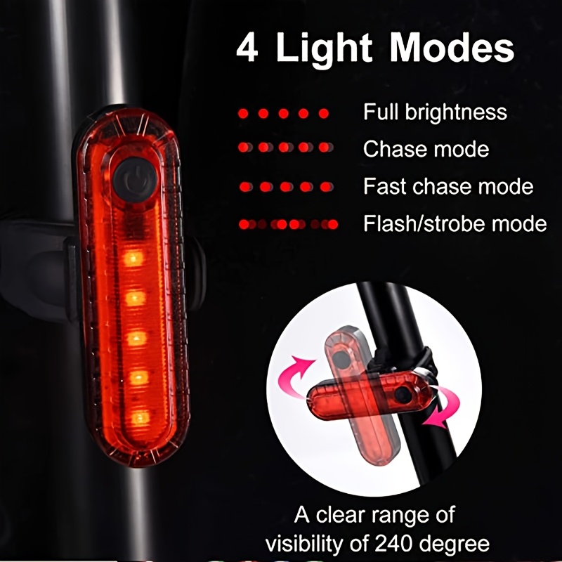 zestaw led do roweru z ładowaniem usb, przednie i tylne światło led, aluminiowe przednie światło rowerowe, uchwyt na power bank i telefon komórkowy