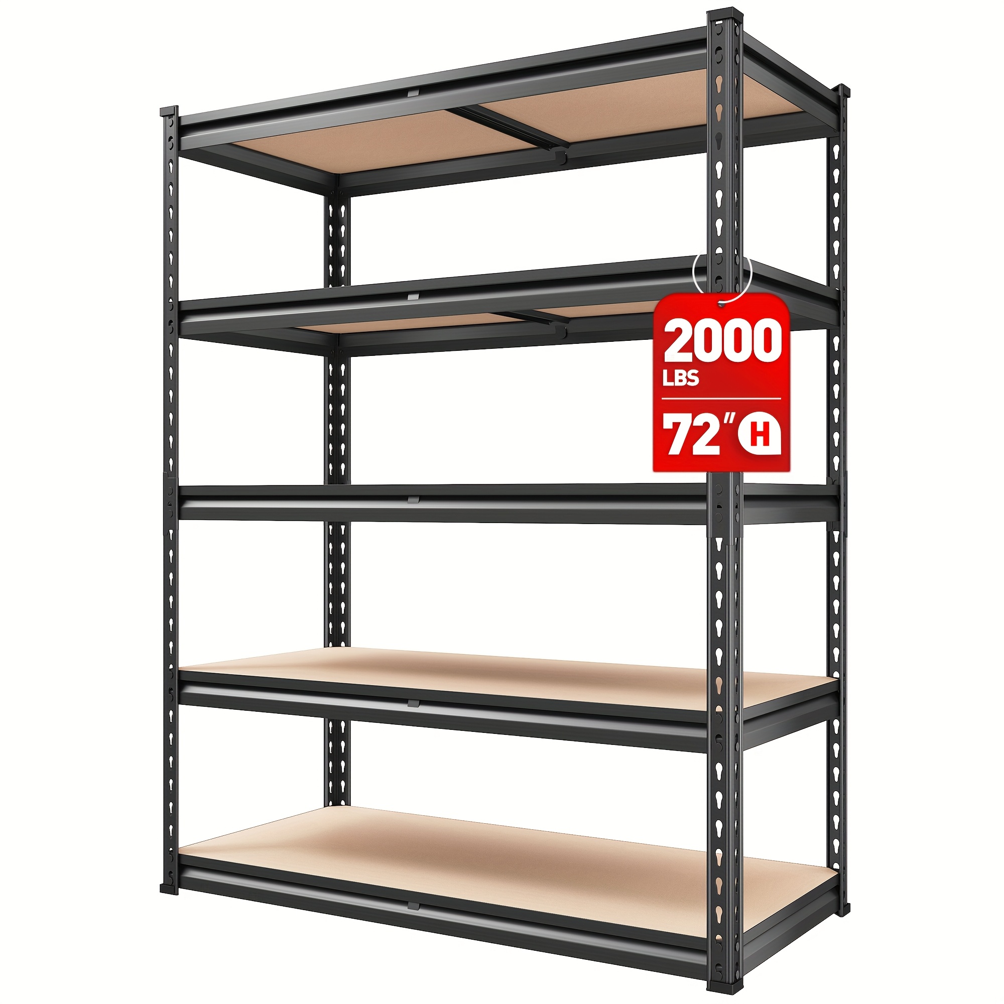 Heavy Duty 5 Tier Metal Shelving Unit