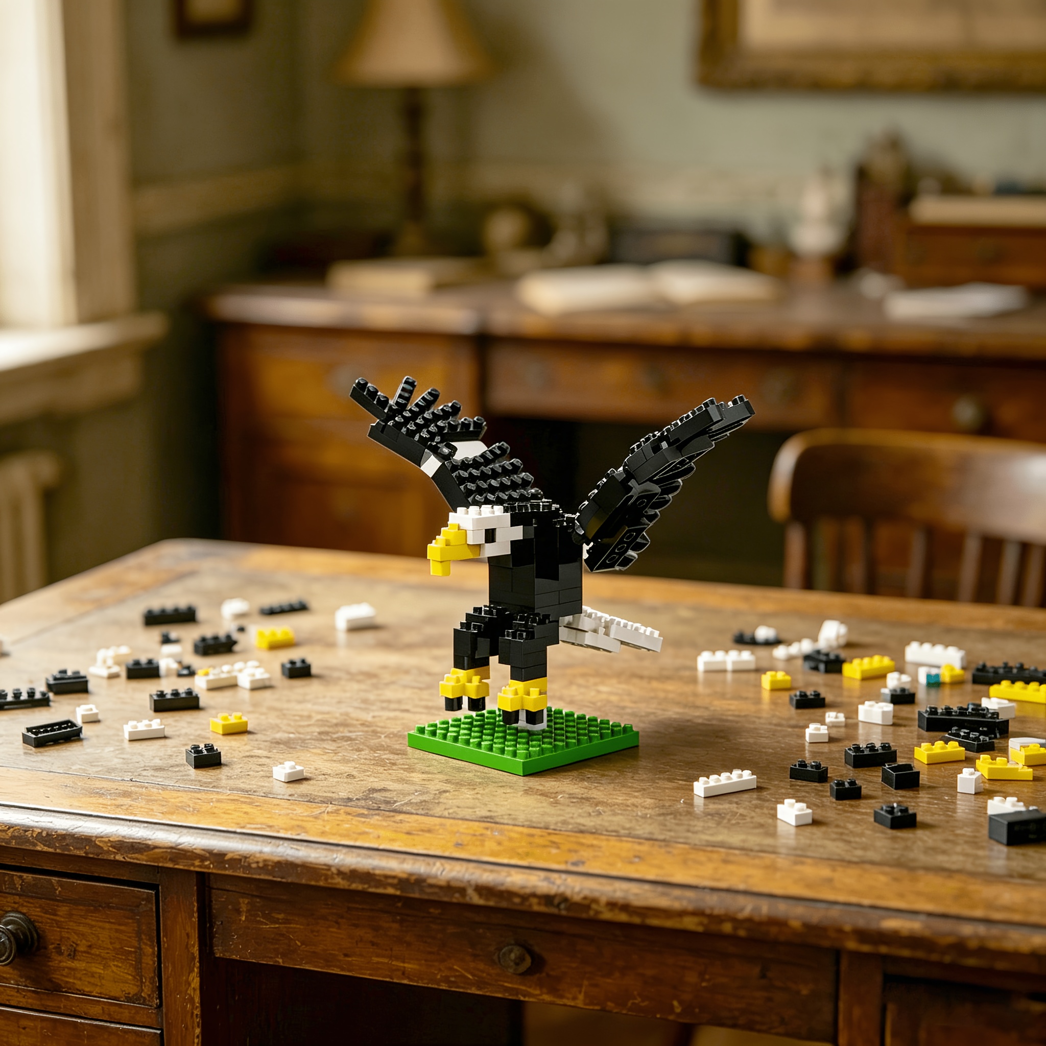 Handmade DIY Building Block Toy, Flying Bird Series