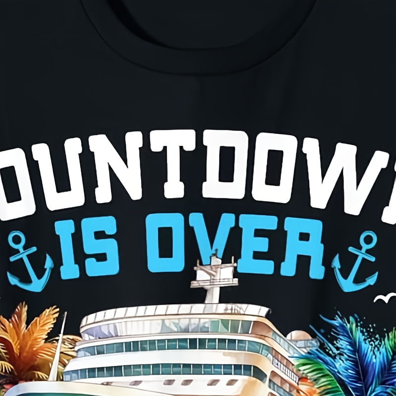 

100% Made In Usa, 180g Countdown Is Over Its Funny Trip T-shirt