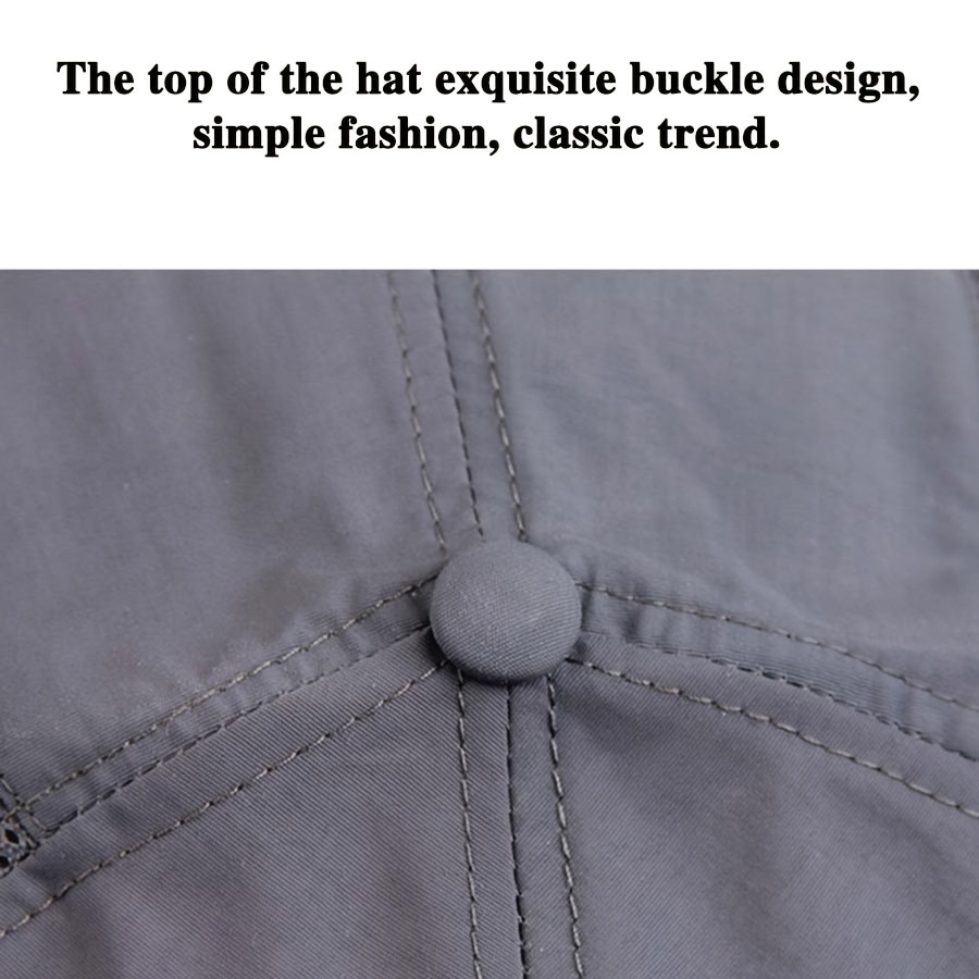 1pc Unisex Quick-Dry Baseball Cap, Versatile Sports Hat for All Seasons!