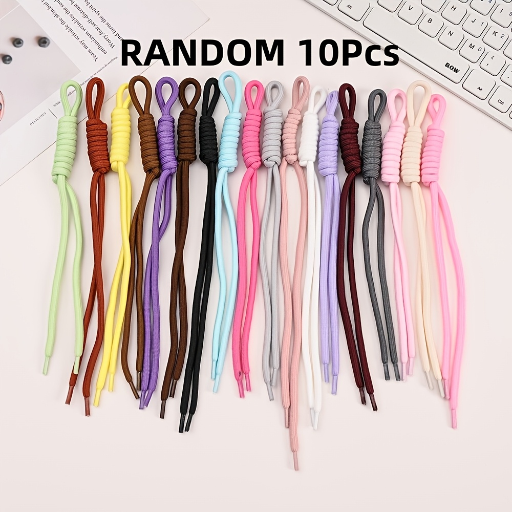 TEMU 10 pezzi Coulisse Color Macaron, Stile Donna, Colori Casuali, Adatti per Abbigliamento, Piccoli Ciondoli Regalo, Decorazioni per Borse, Ciondoli