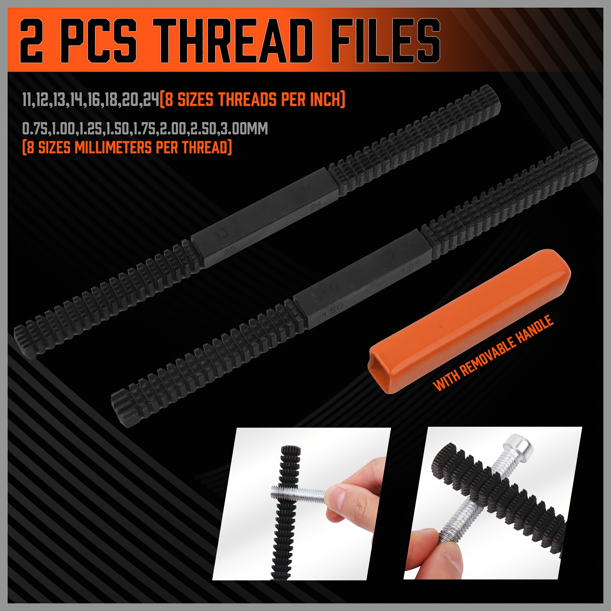 48pcs Thread Repair Tool Set with Thread Chaser