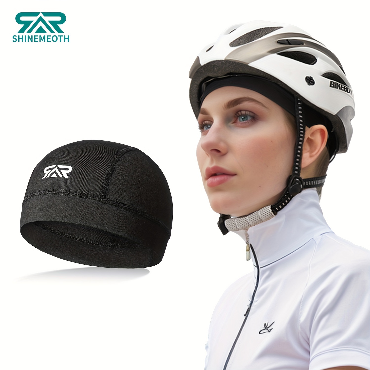 

1/2 Pcs Moisture Wicking Brimless For Cycling & Outdoor Sports - Sun Protection & Breathable Helmet Liner