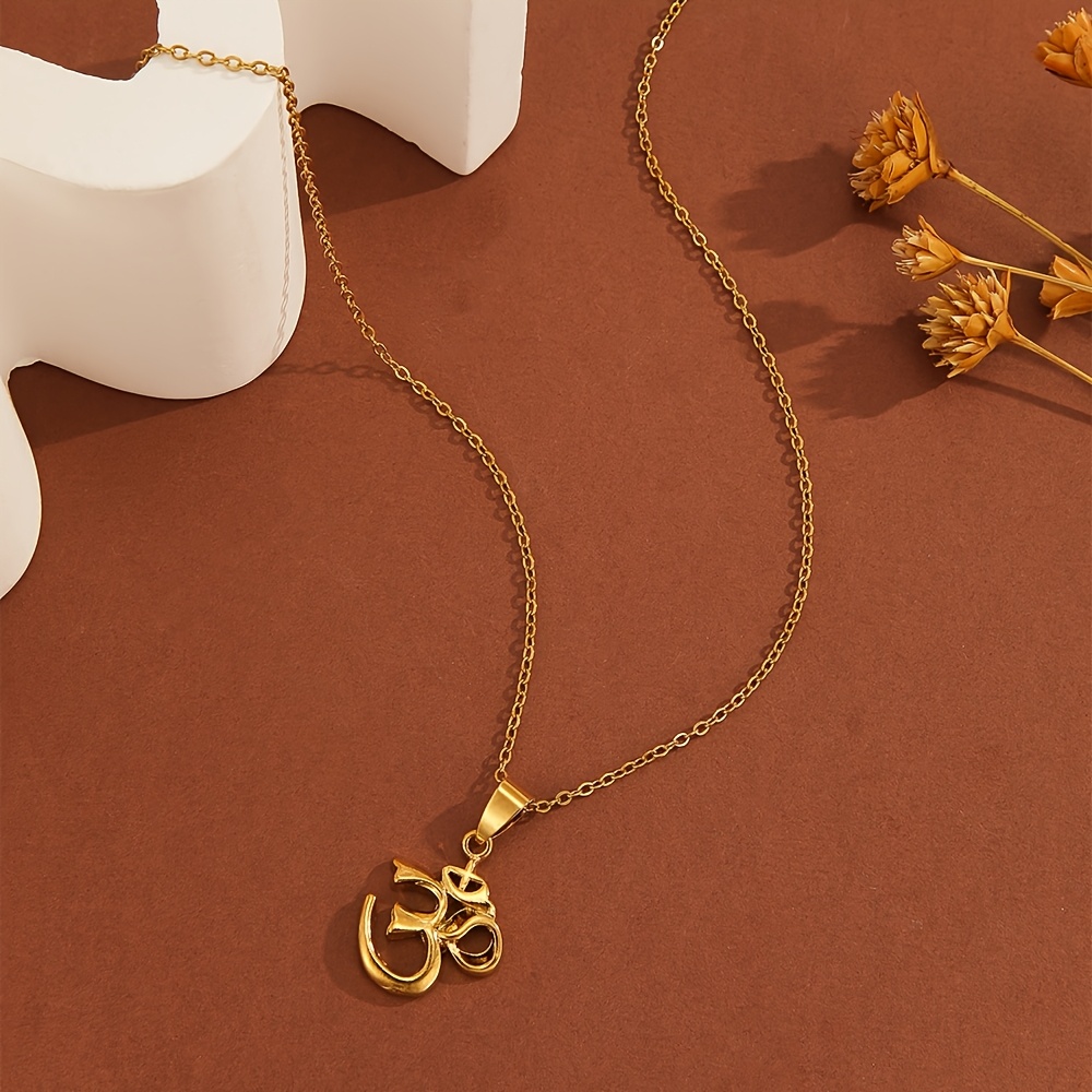 Women's Stylish Character Pendant Necklace, Trendy Accessory