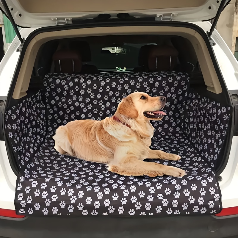 

Waterproof Dog Car Seat Cover For Suvs, Trucks & Car, Scratch Resistant Pet Bench Protector With Trunk Cargo Liner, Easy To Install And Clean, Ideal For Dogs And Cats