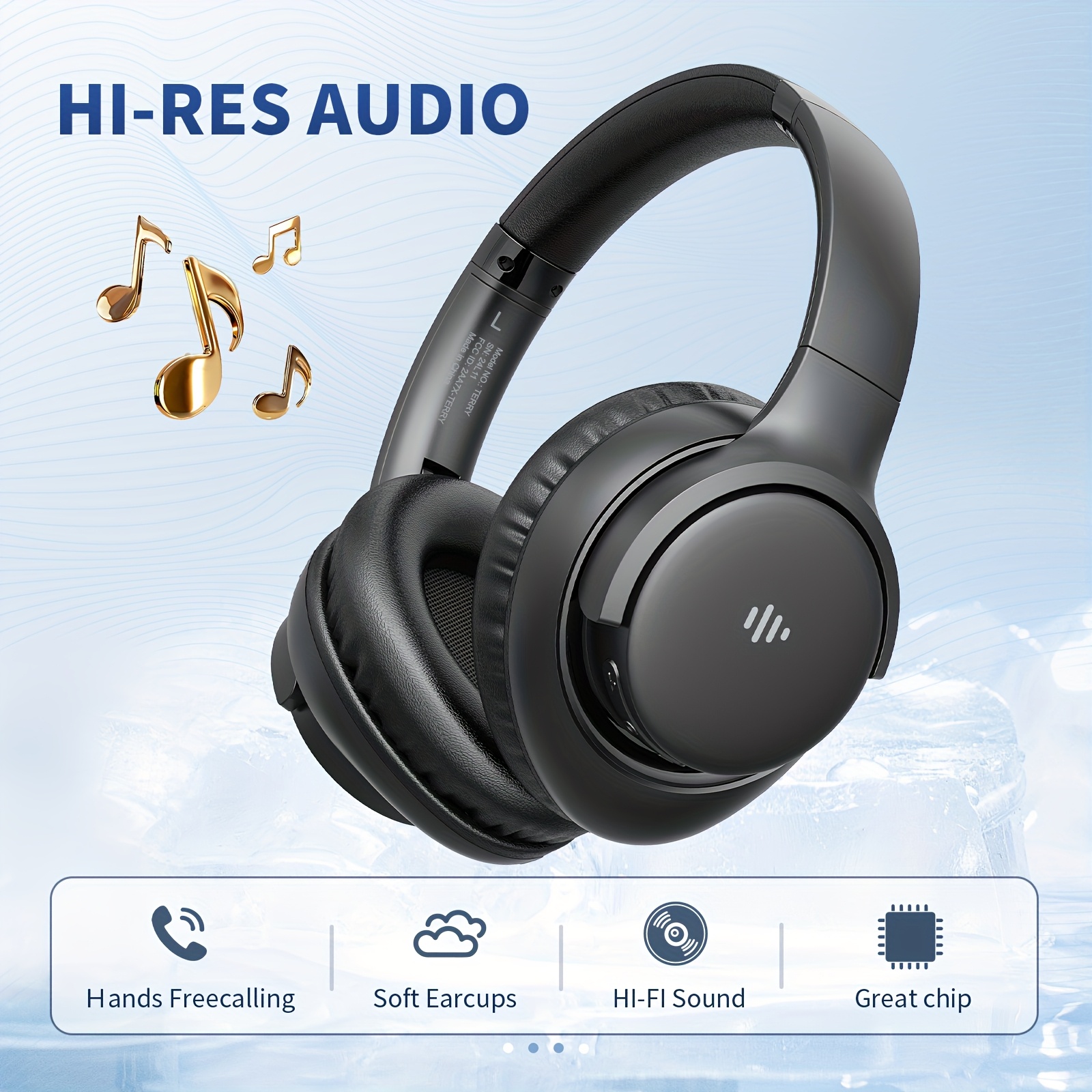 Over Ear Auriculares Inalambricos Con Orejeras Audífonos Over-Ear