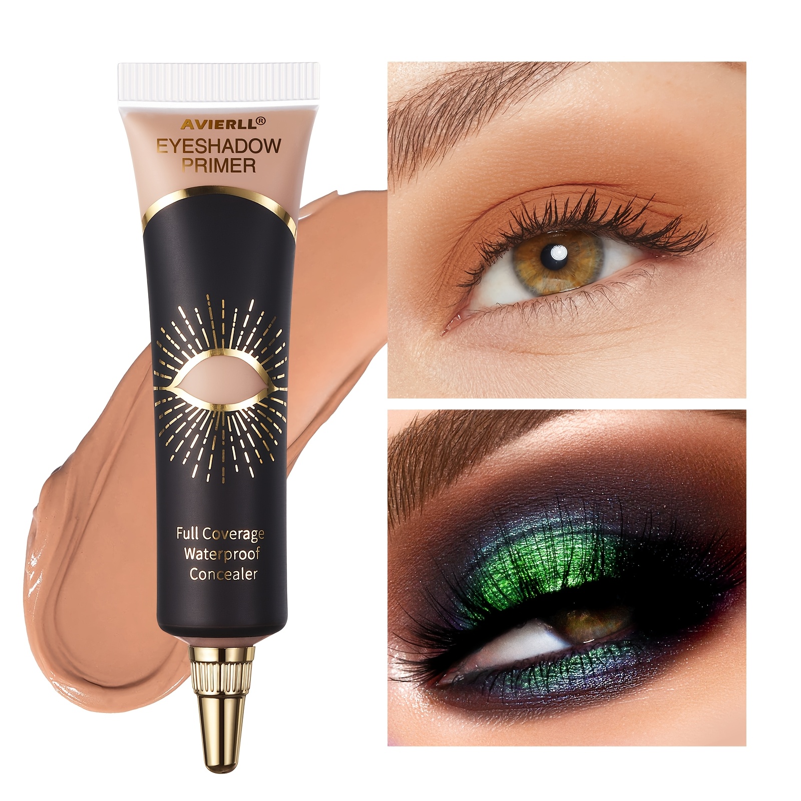 eye shadow primer long lasting waterproof eye   full coverage concealer for face the perfect   for womens easter makeup looks   1pc with 6 colors   6pcs set Product details 7