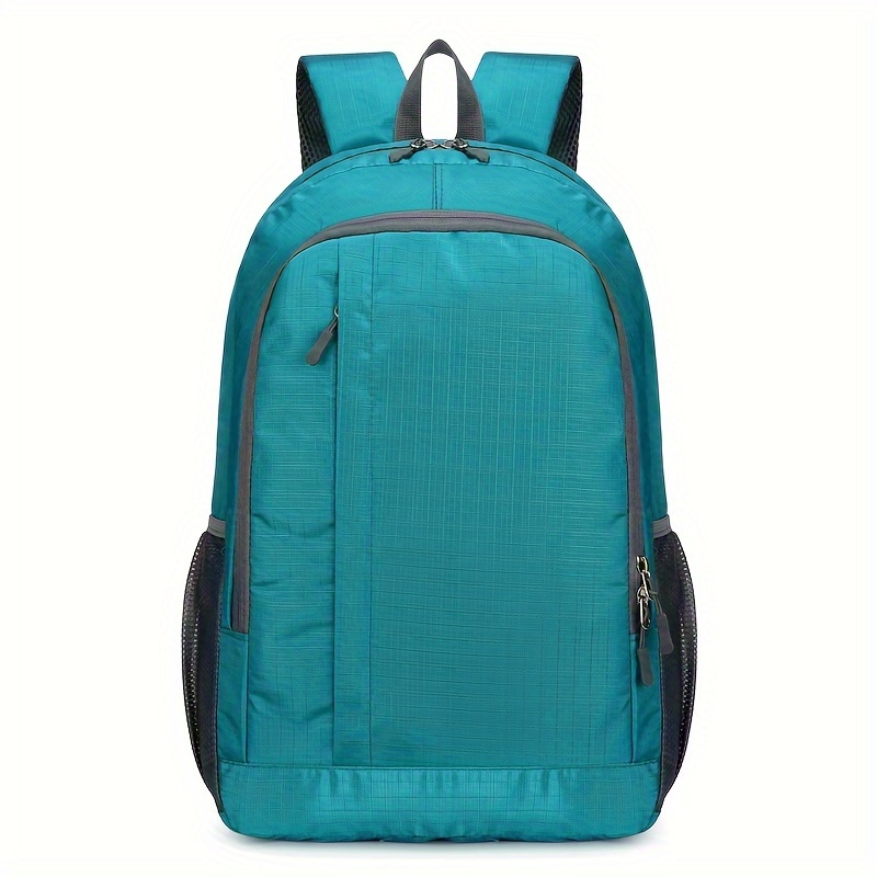 TEMU Outdoor Casual Large Capacity Lightweight Shoulder Bag Folding Bag Suitable For Outdoor Mountaineering Commuting High Density Nylon Fabric