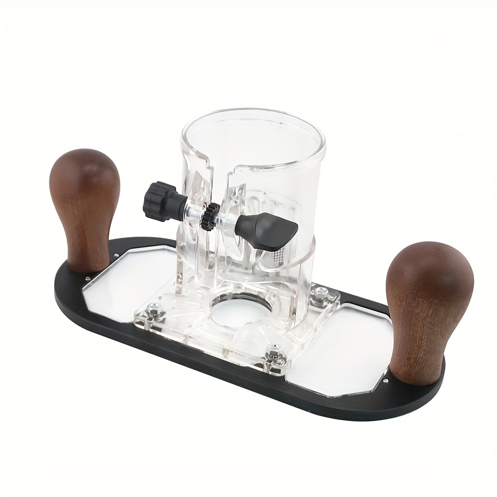TEMU Router Base For Woodworking Trimmers | Clear Plastic Base | Compatible With 65mm Trimmers