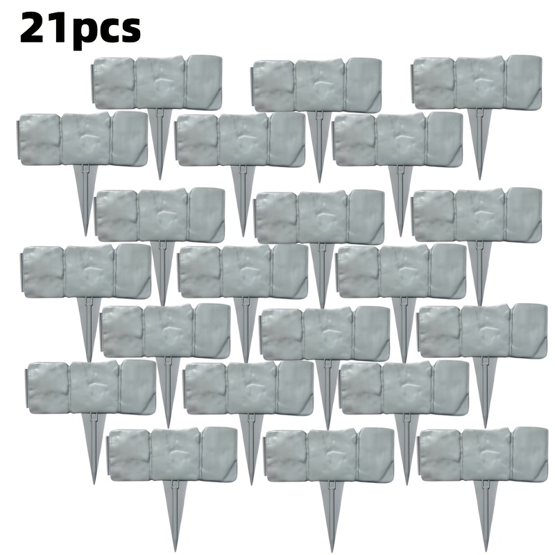 TEMU 21 pièces Mini clôtures perçage, style renforcé à base améliorée