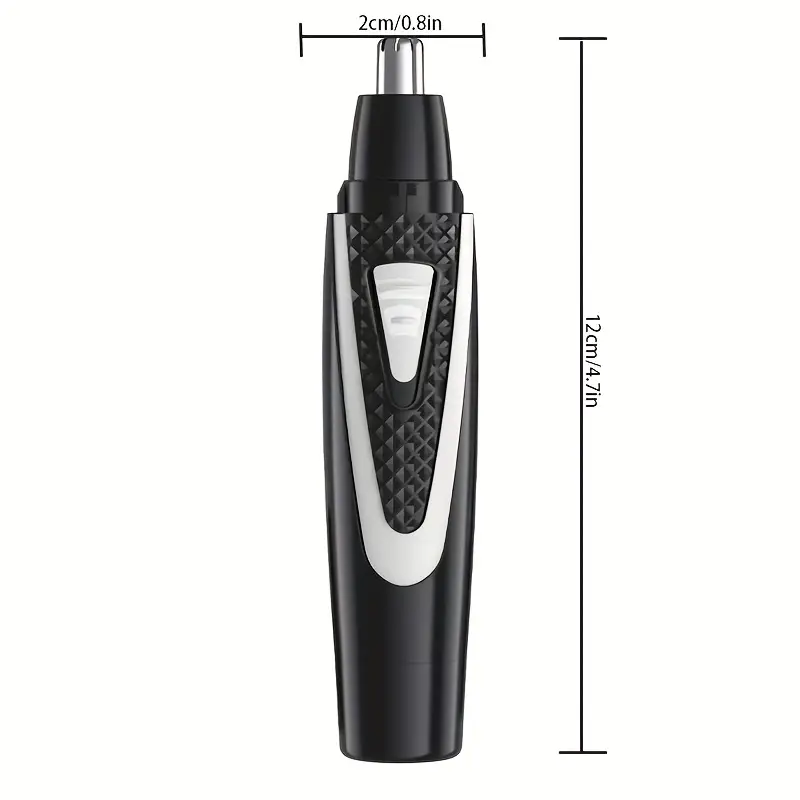 electric nose hair trimmer usb rechargeable portable detachable blade for ergonomic handle black white personal care grooming tool sleek grooming tool durable plastic body Product details 7