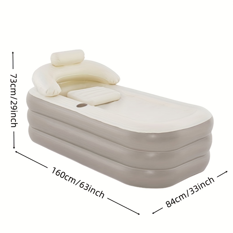 Suitable For Home Bathroom And Gym Ice Baths, Foldable Storage With Drainage Hole At , Christmas & Halloween Gift