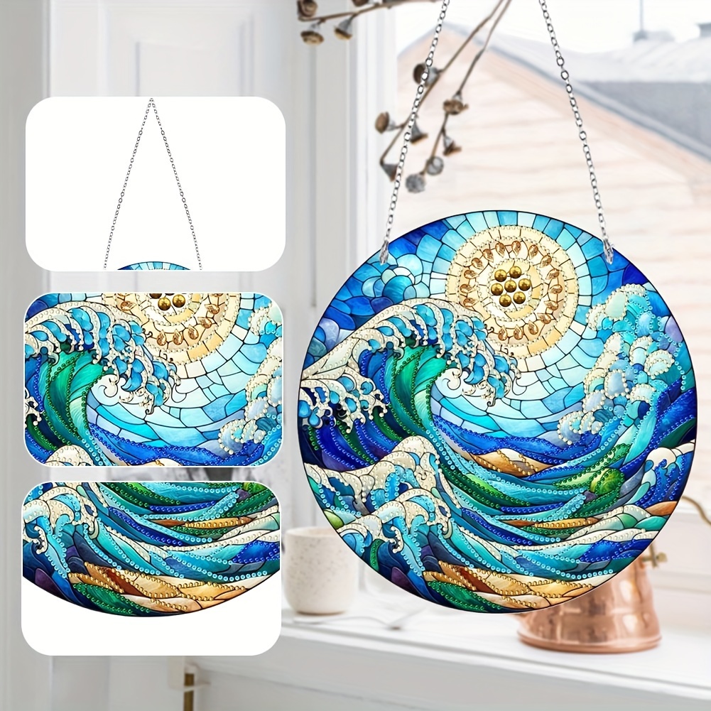

- 9.84x9.84in Diamond Art Pendant - -, Sun Hanging