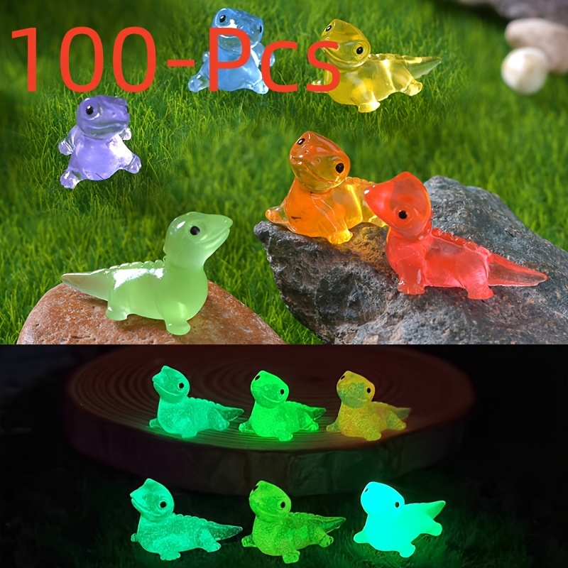 Image of Lizard-30/50/100pcs Miniature Resin Lizard Figurines - -the-dark Collectibles - Suitable For Indoor Gardens - Glass Jar - Diy Moss Landscape Crafts - Multi- Room Decorations - Suitable For Christmas