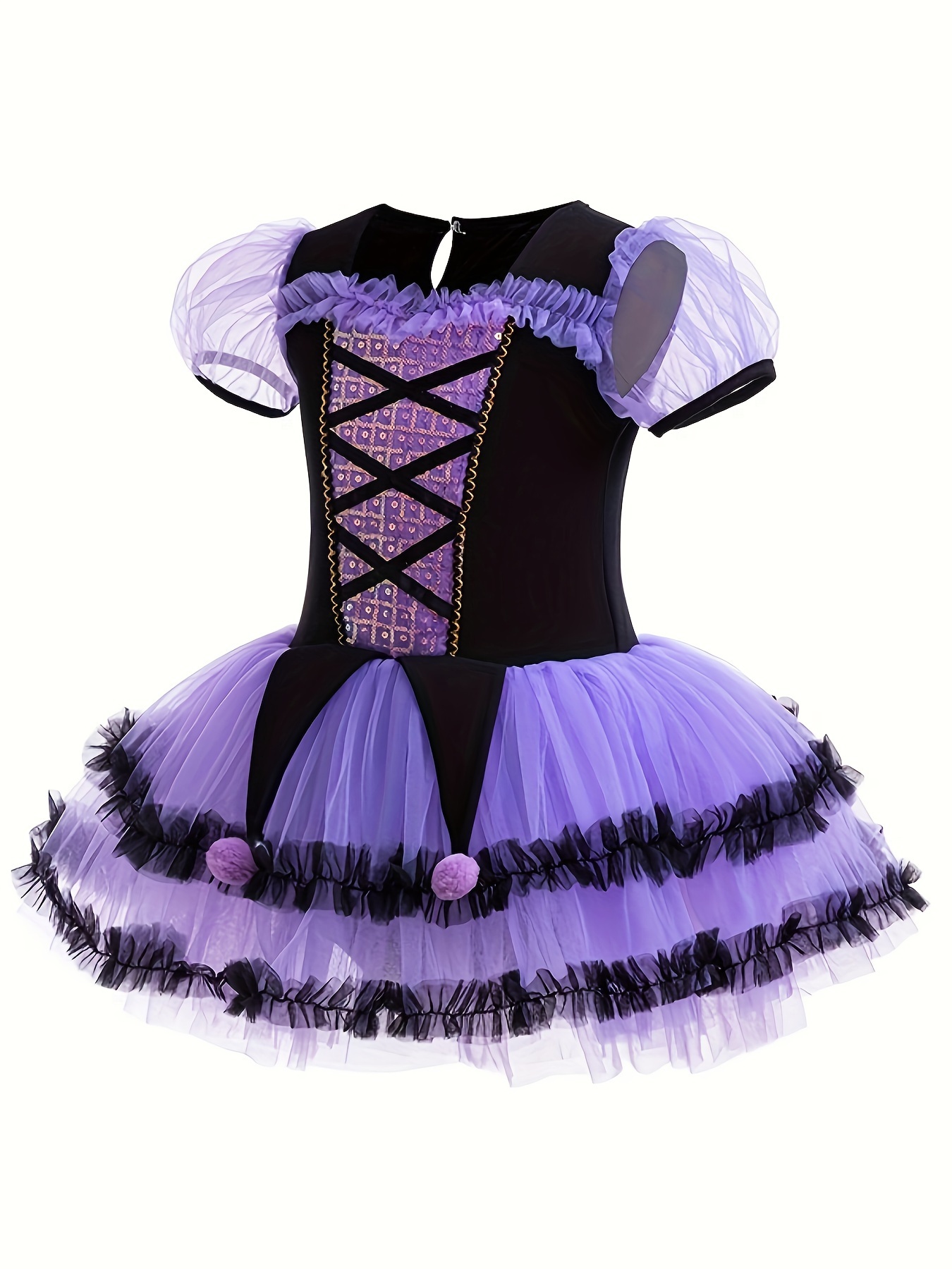 black and purple tutu dress Black and Purple Inspired Tutu Dress Size No to 12 Years