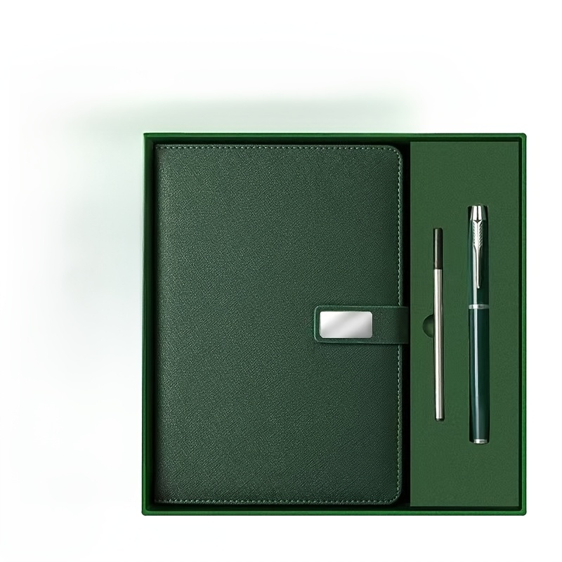 Customizable A5 Notebook Set Red Business Stationery Box