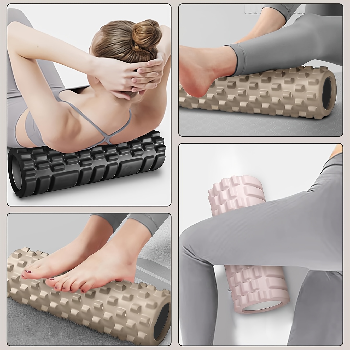 EVA Foam Roller, Fitness Roller, Pilates Exercise Massage Roller