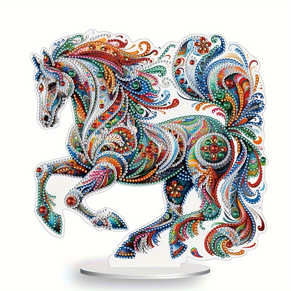 

Diamond Painting Desktop Decoration For Office Desktop Decor (gorgeous Horse)