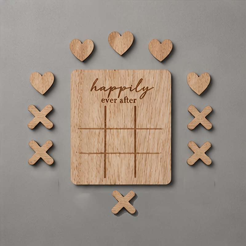 Wooden Word Wedding Games: Village Wedding Reception Decoration For Halloween、christmas