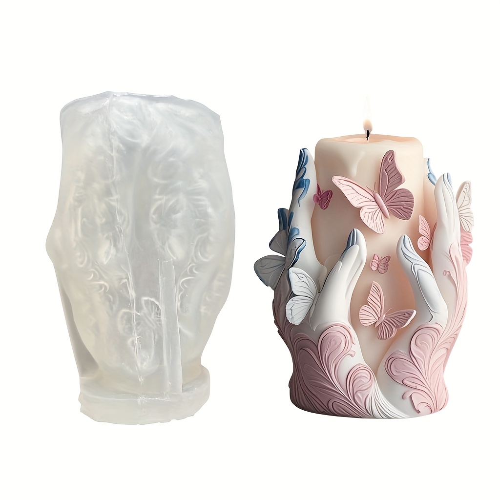 E-shop Handliche Kerzen-Silikonform, Harzgussform, Schmuckgießwerkzeuge, Geeignet für Frühling, Valentinstag, Vatertag, Muttertag, Erntedankfest,