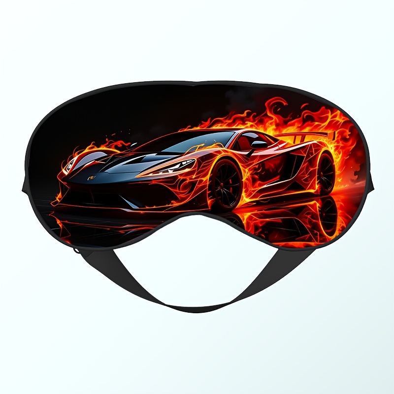 TEMU 1pc, Car Eye Mask, Comfortable And Lightweight Design, Ideal Gift, Fun Unisex Accessory Nap Time, Travel And Lunch Break