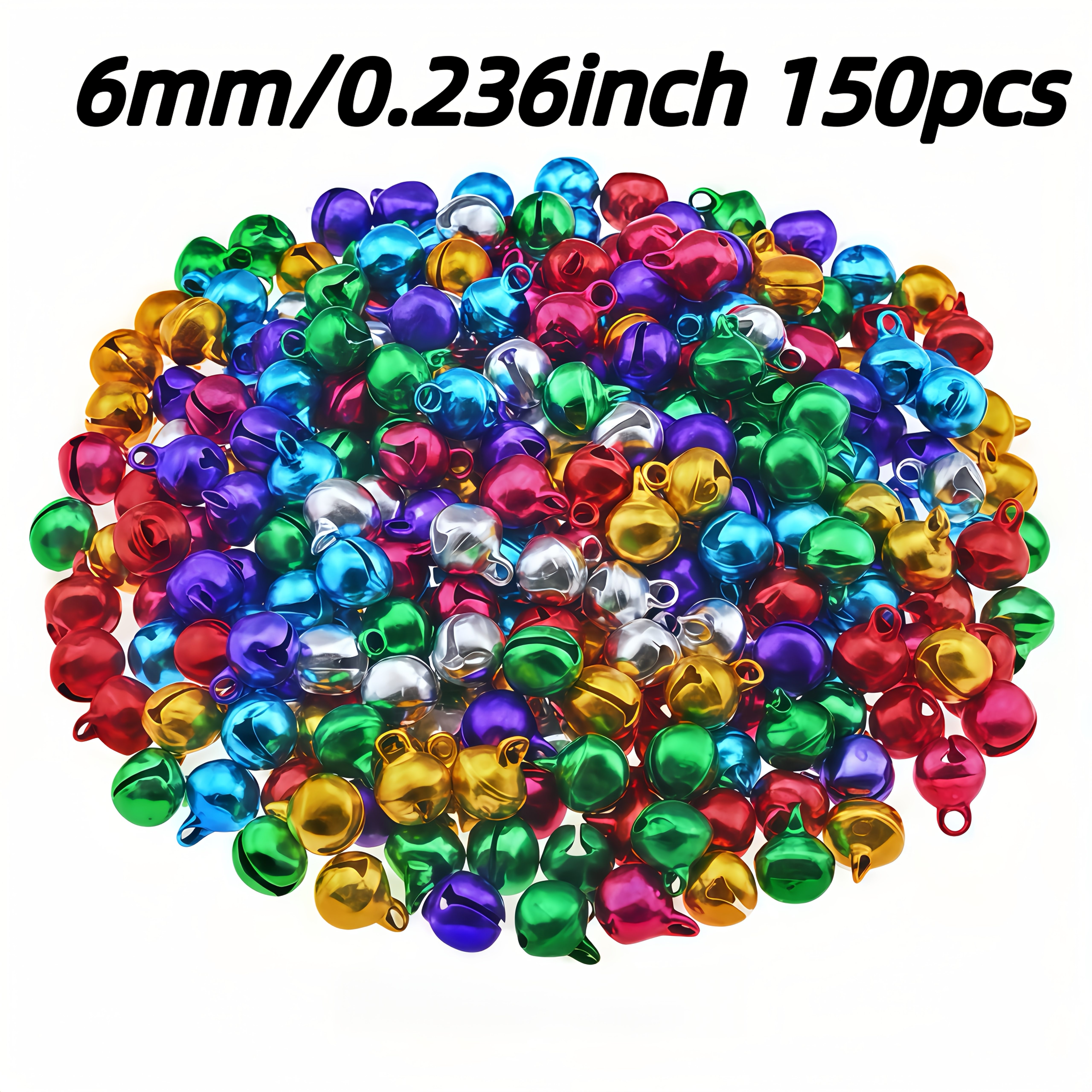 TEMU 150 pezzi di decorative da 6 mm/0,236 pollici, adatte per casa, gioielli, scarpe, animali domestici e altre piccole colorate