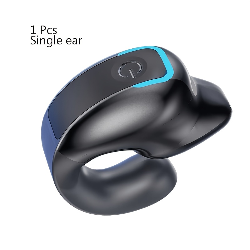 V5.3 Wireless Clip-on Earbuds - Hd Microphone, , Volume Control, Rechargeable Battery Suitable For Tablets And Sports, , Non- Plastic