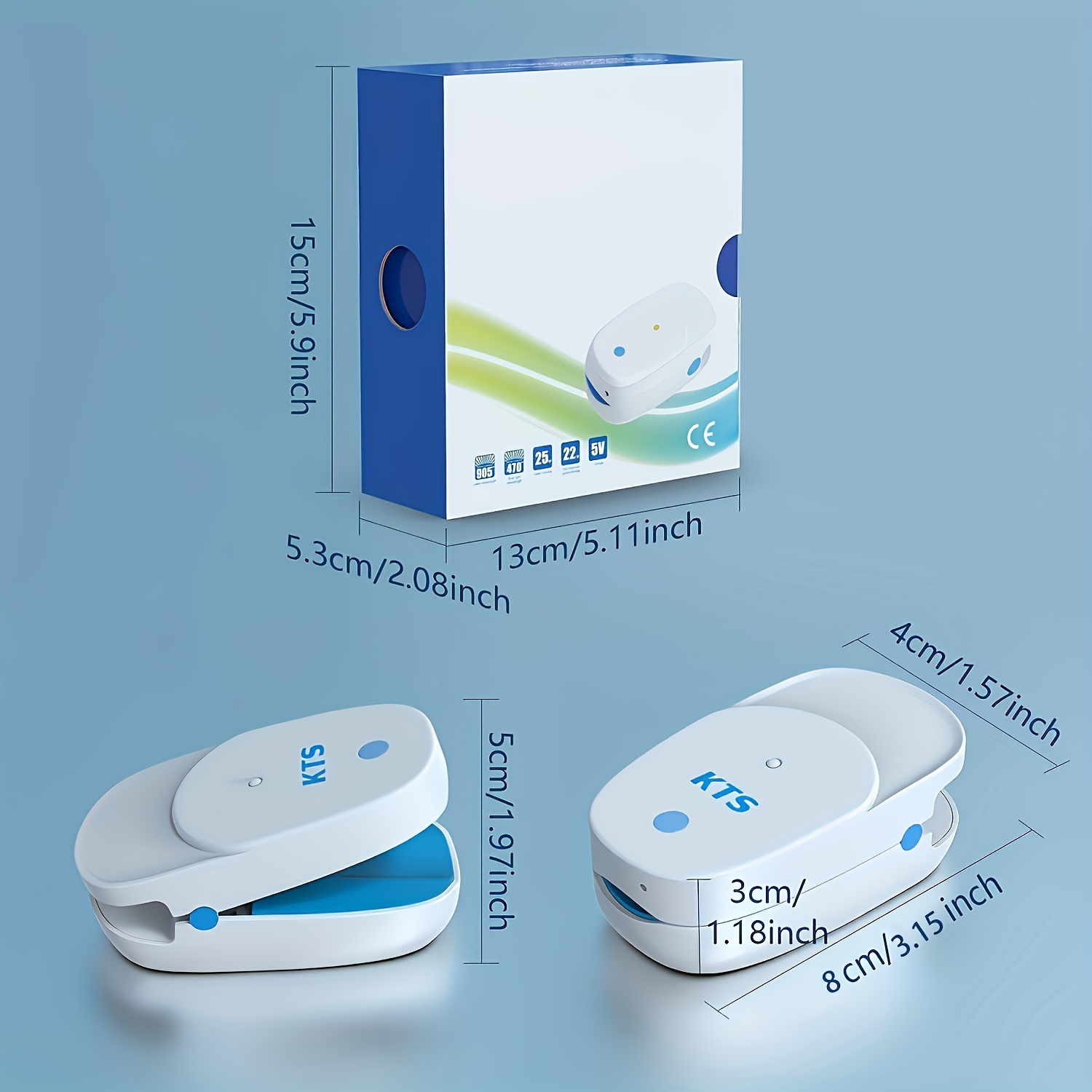 KTS Nail Cleaning Devices 905 470 USB Rechargeable Home Nail Care Device Man Woman Gift