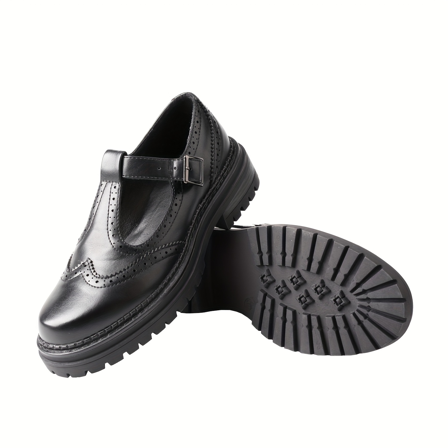 Image of Tma Eyes Four-season Versatile British Oxford Shoes, Women Shoes