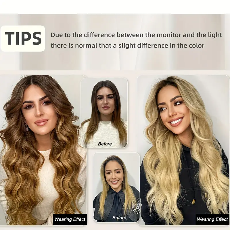 17 inches 8pcs 18 clips hair extensions clip ins curly synthetic clip in hair extensions details 2