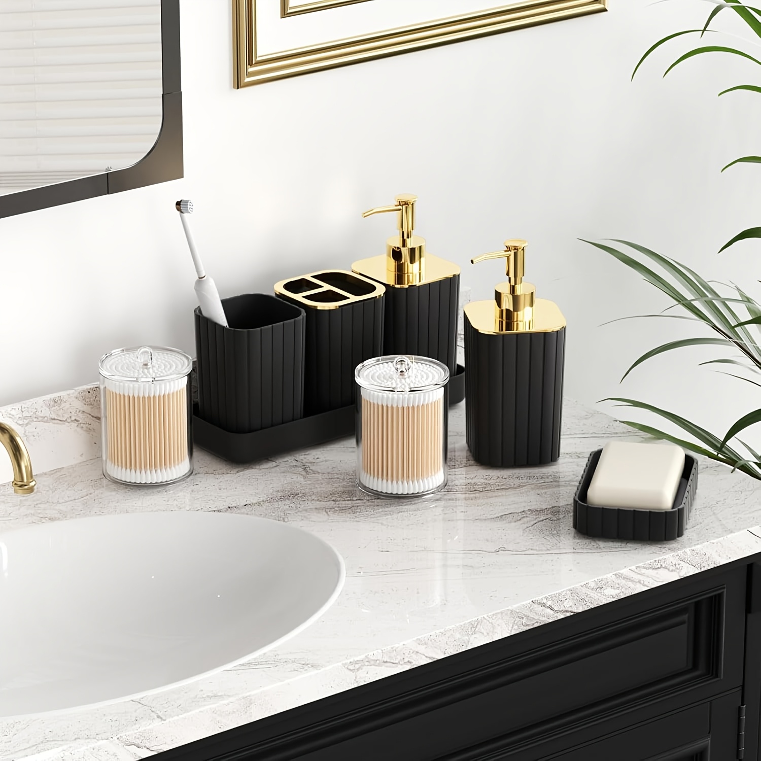 10pcs Bathroom Accessories Set, Complete Collection