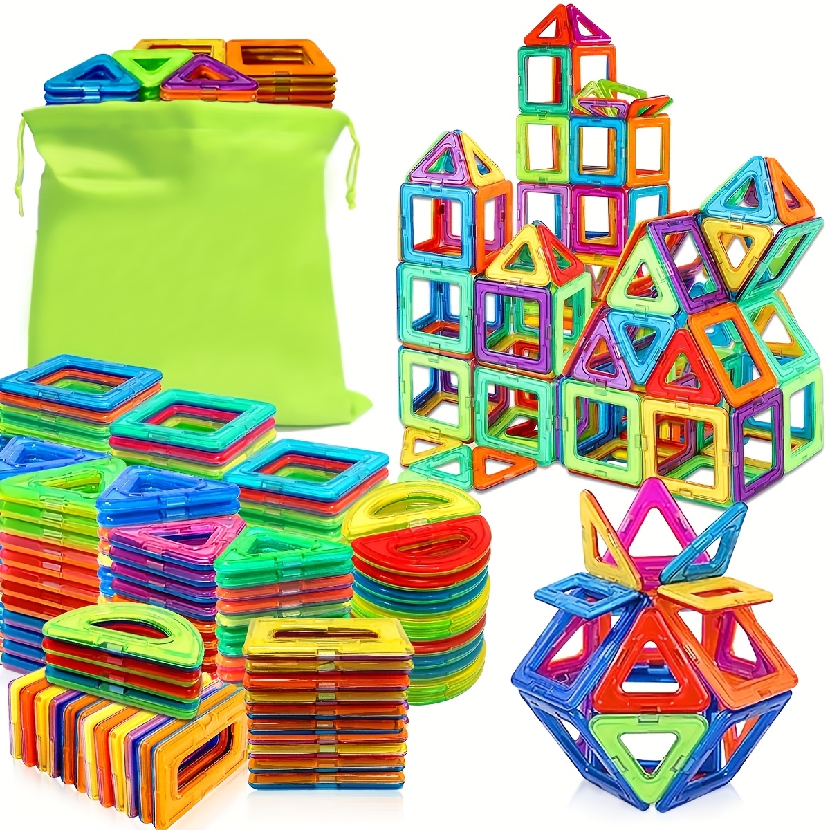 39pcs Magnetic Building Blocks Toy Architecture Game Educational 3D Teaching