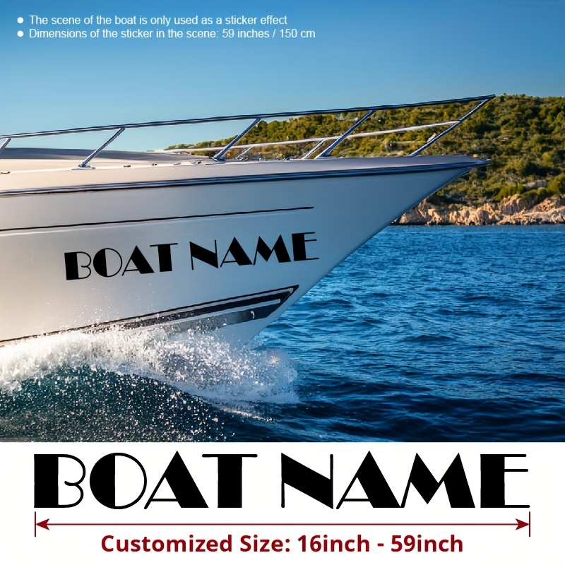 boat stickers sold on Temu Australia