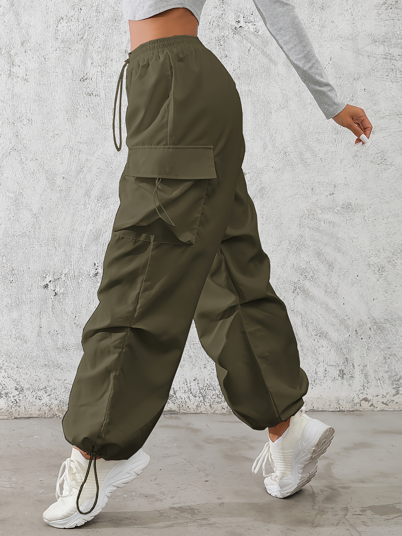 【BAON】[unisex] Poro color banding string cargo pants BAON】[unisex] Poro color banding string cargo pants (BAON