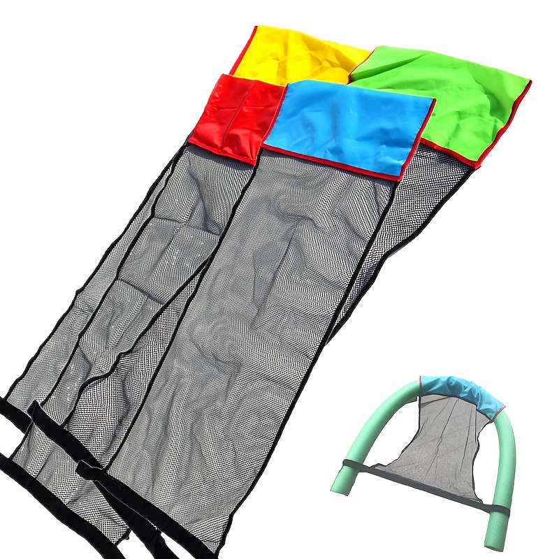 1pc comfortable mesh pool chair slings relax and float in style with this durable swimming pool equipment random color 1pc