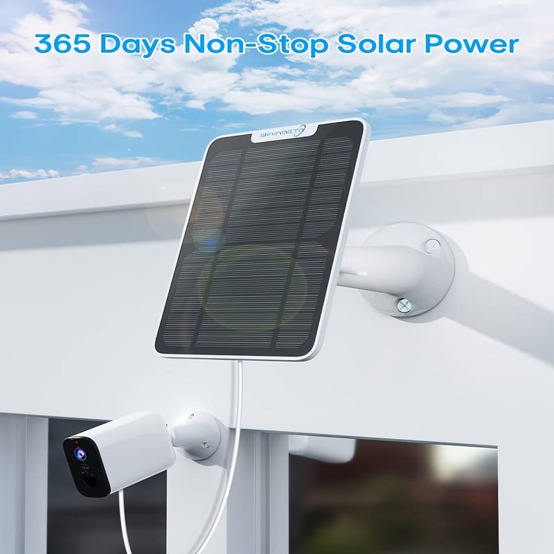 4W Solar Panel Charger For Arlo Ultra/Ultra 2/Pro 3/Pro 4/Go 2/Pro 5S – Waterproof, 360° Adjustable Mount